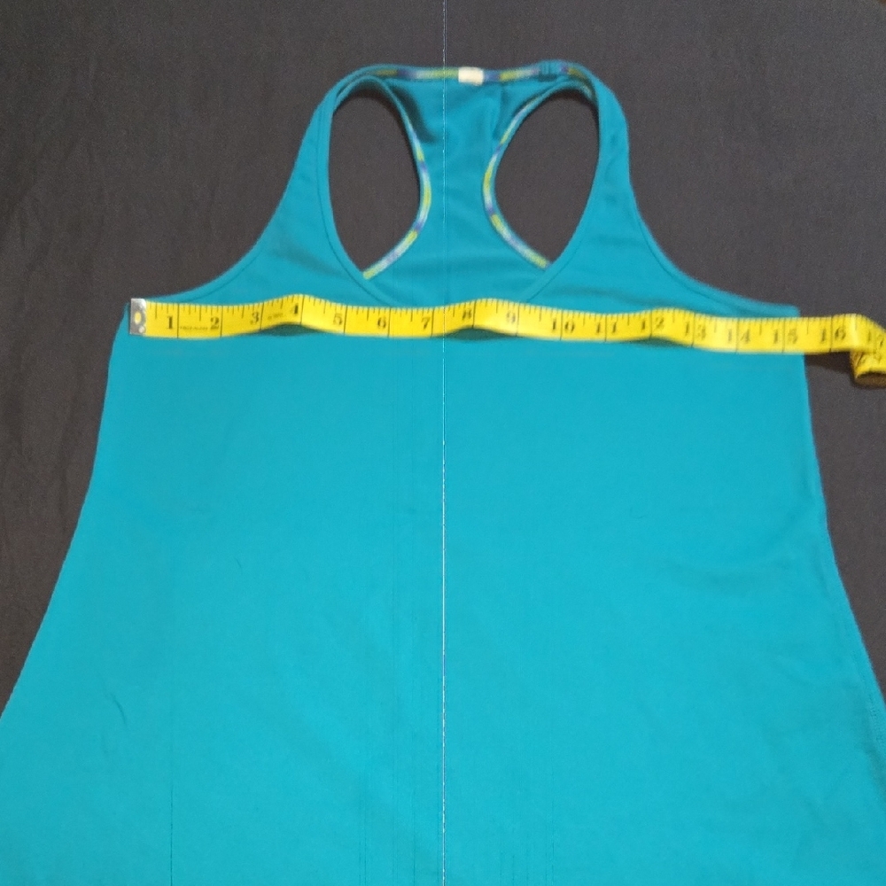 Lululemon Vibrant Teal Racerback Tank Top - Picture 4 of 7